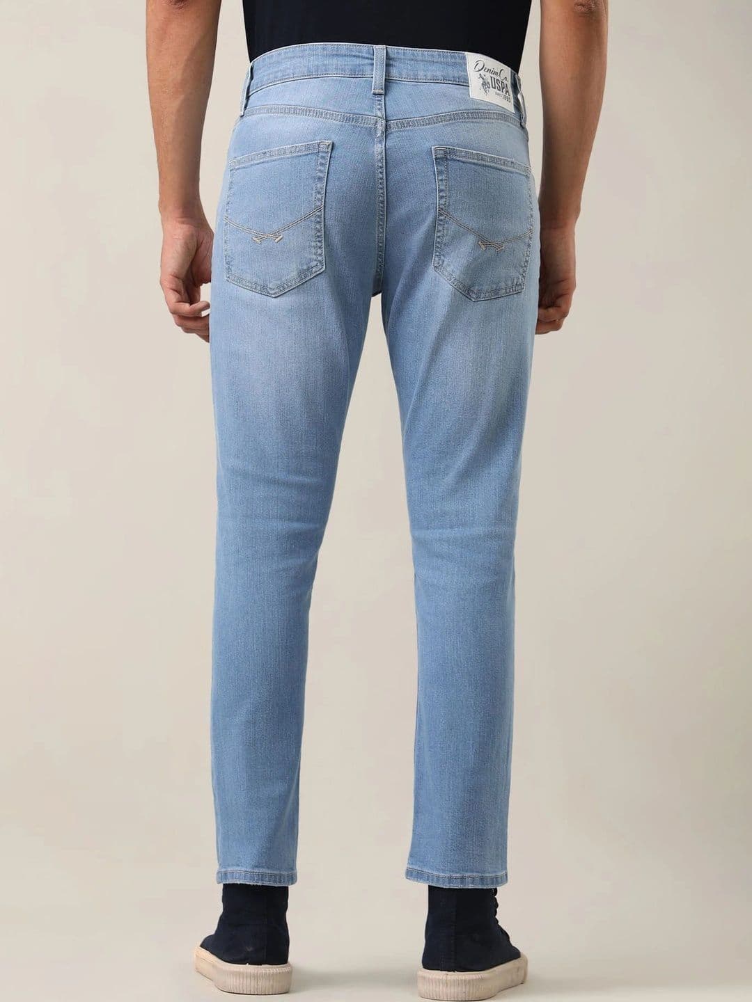 U.S. Polo Assn. Denim Co. Men Tapered Fit Mid-Rise Jeans thumbnail 5