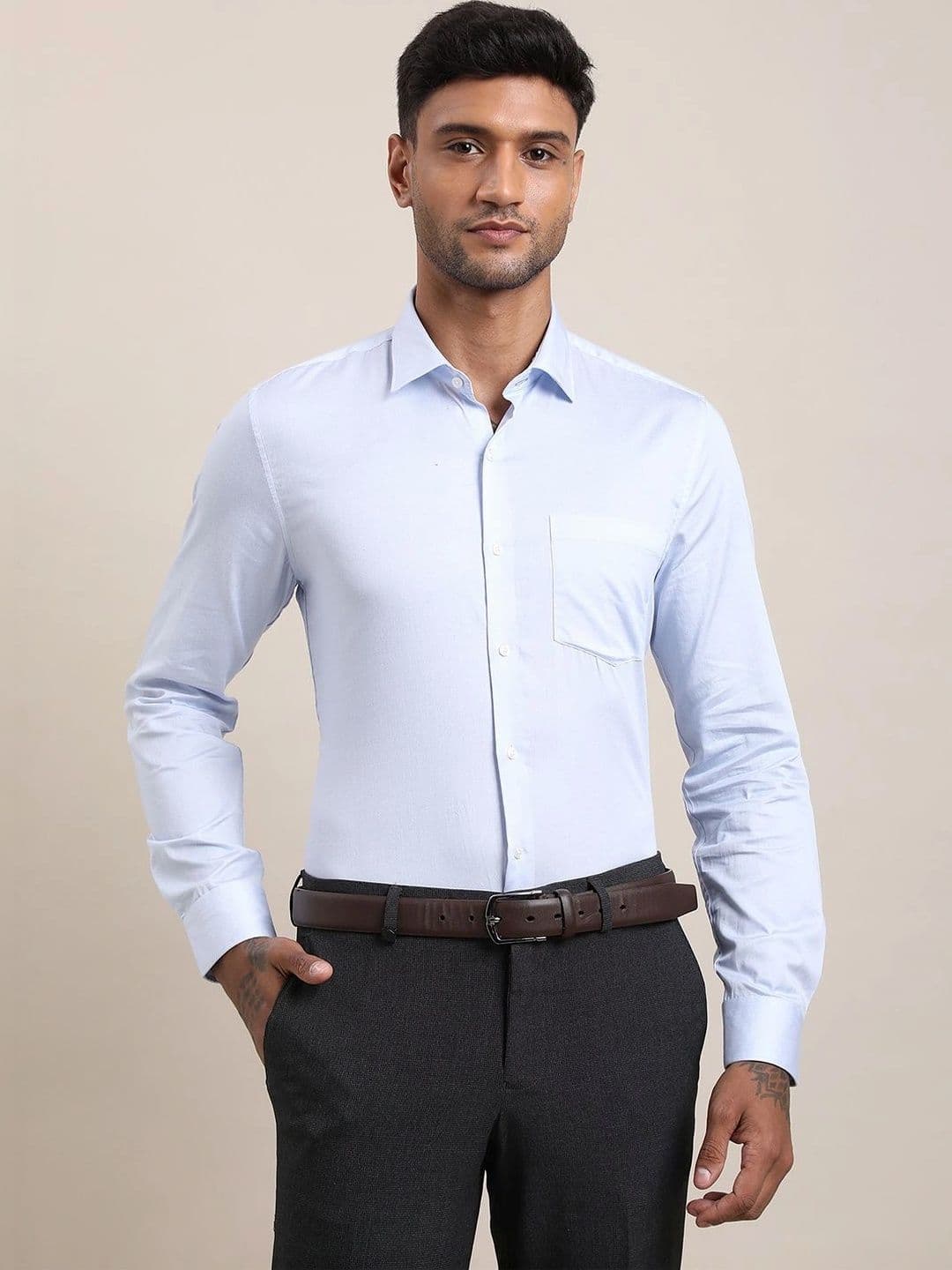 Turtle Men Standard Slim Fit Formal Shirt - view 1