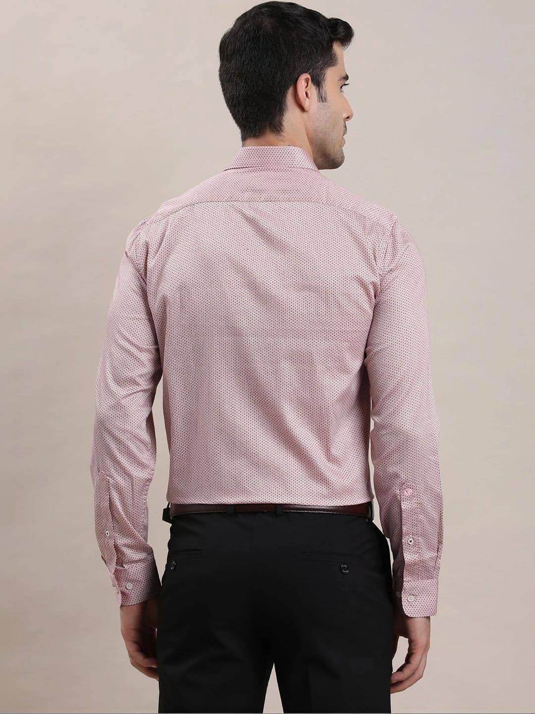 Turtle Men Standard Slim Fit Printed Formal Shirt thumbnail 6