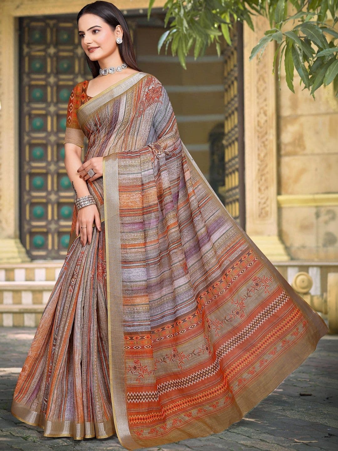 MANVAA Saree thumbnail 6