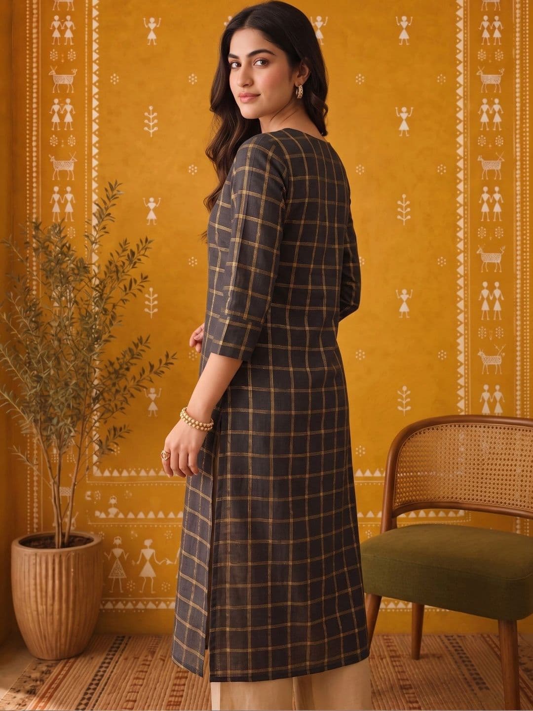 Anouk Women Handloom Kurta thumbnail 6