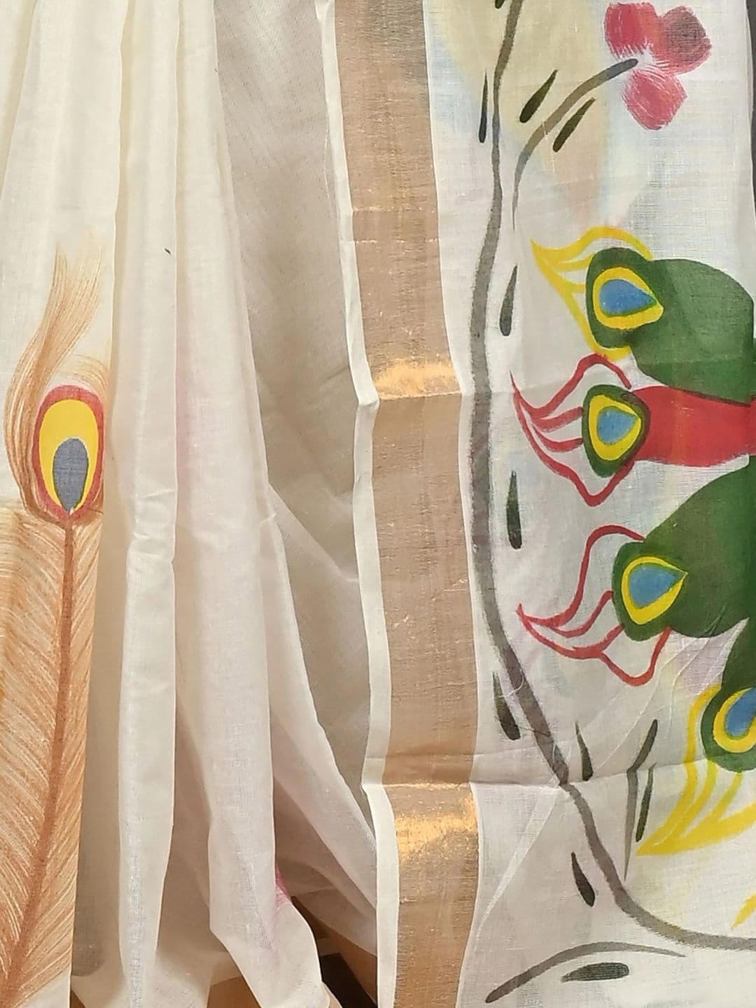 GitAsit Women  Ethnic Motifs Sequinned Pure Cotton Handloom Taant Saree thumbnail 7