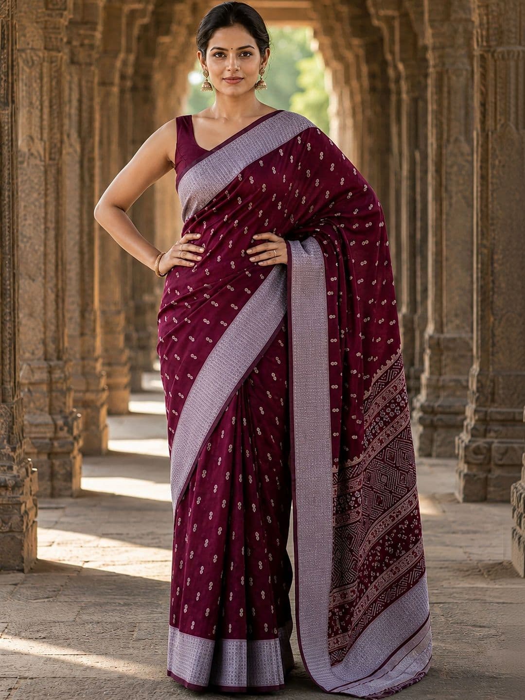 KALINI Woven Design Zari Silk Blend Designer Banarasi Saree thumbnail 5