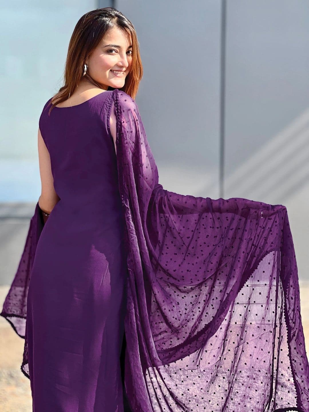 Noor Creation NoorCreation Women Regular Kurta with Trousers & With Dupatta thumbnail 2