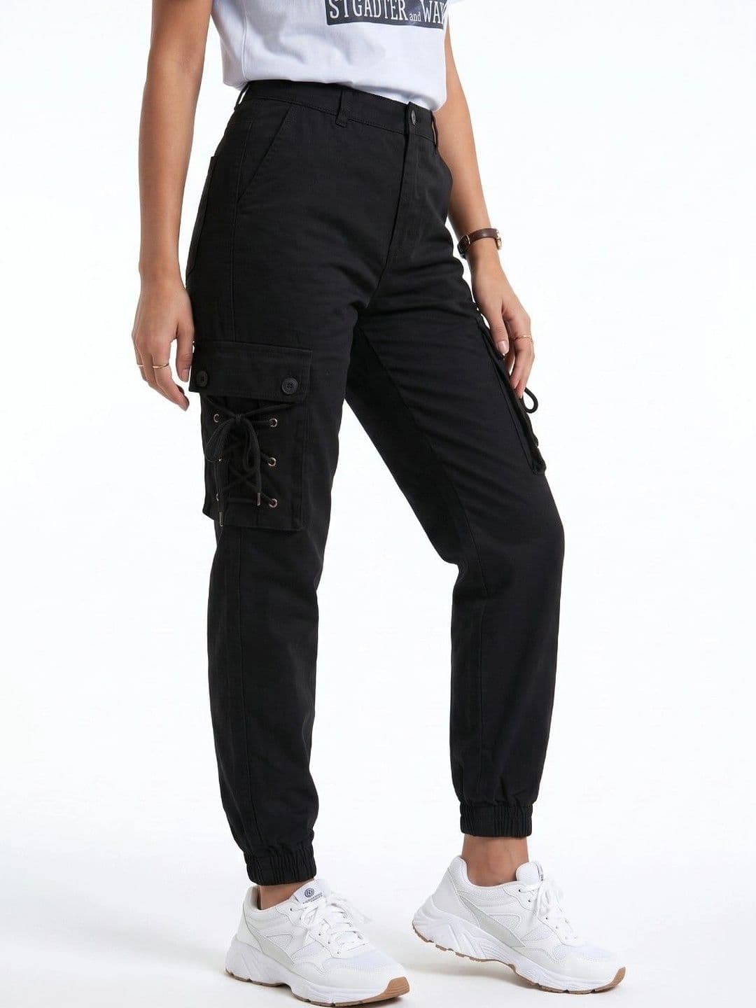 glitchez Women Classic Relaxed Fit Mid-Rise Coated Stretchable Jeans - view 1