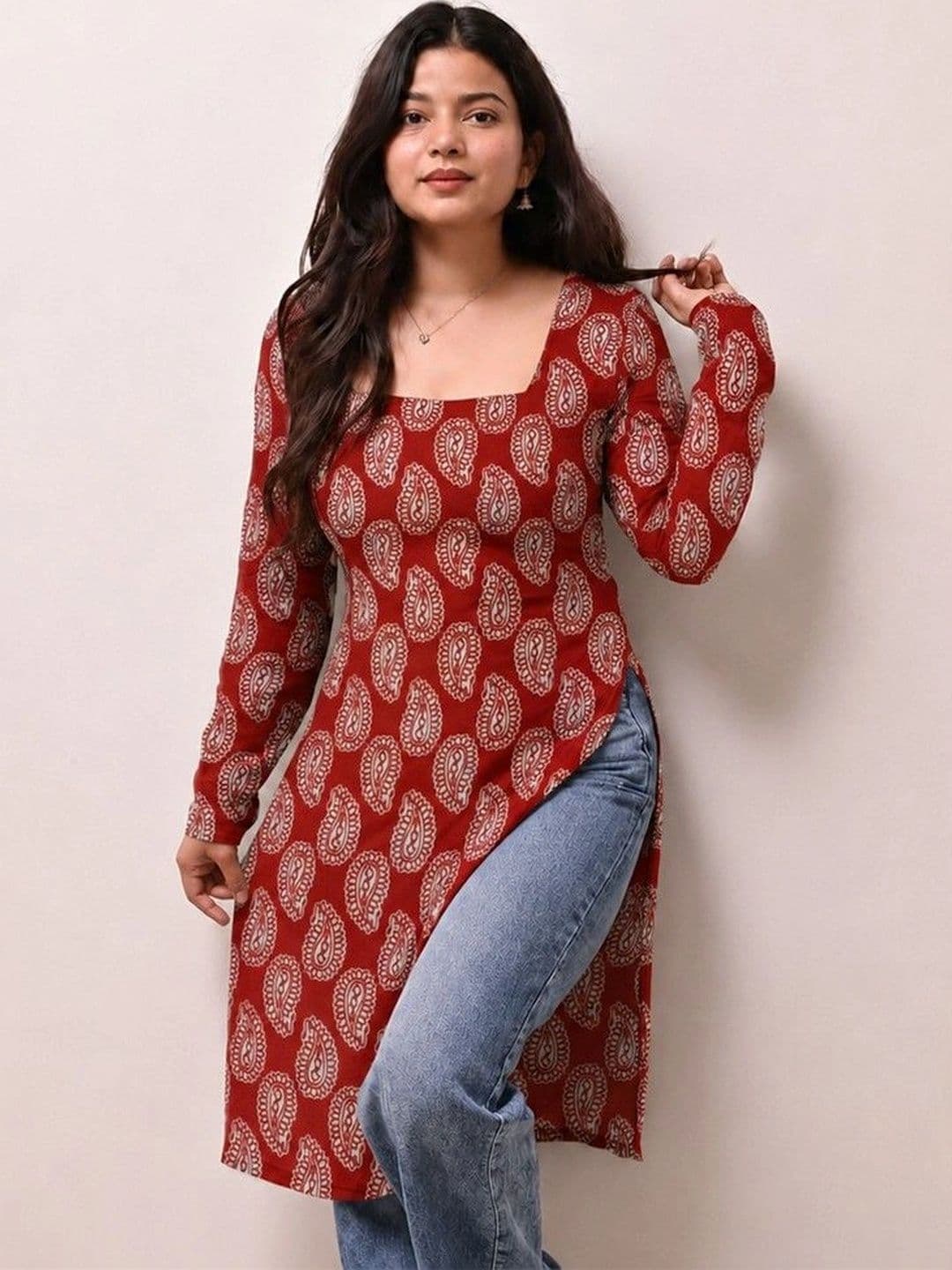 SHRISTHVAN Women Paisley Printed Kurta - view 1