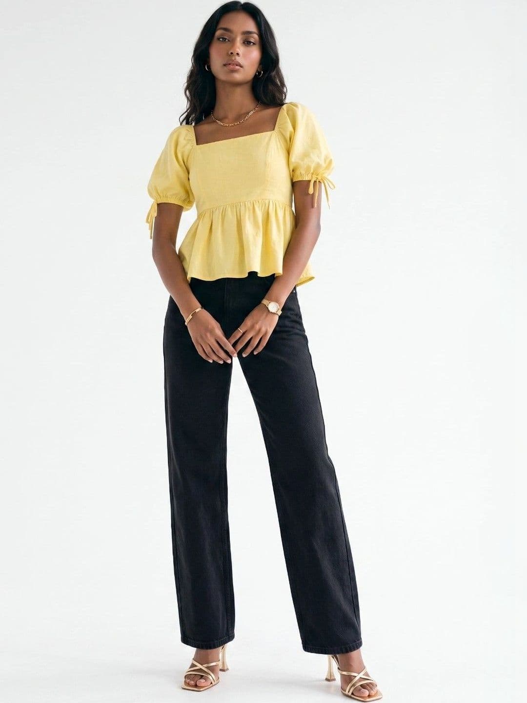 SZN Women Classic Relaxed Fit Mid-Rise Stretchable Jeans thumbnail 2