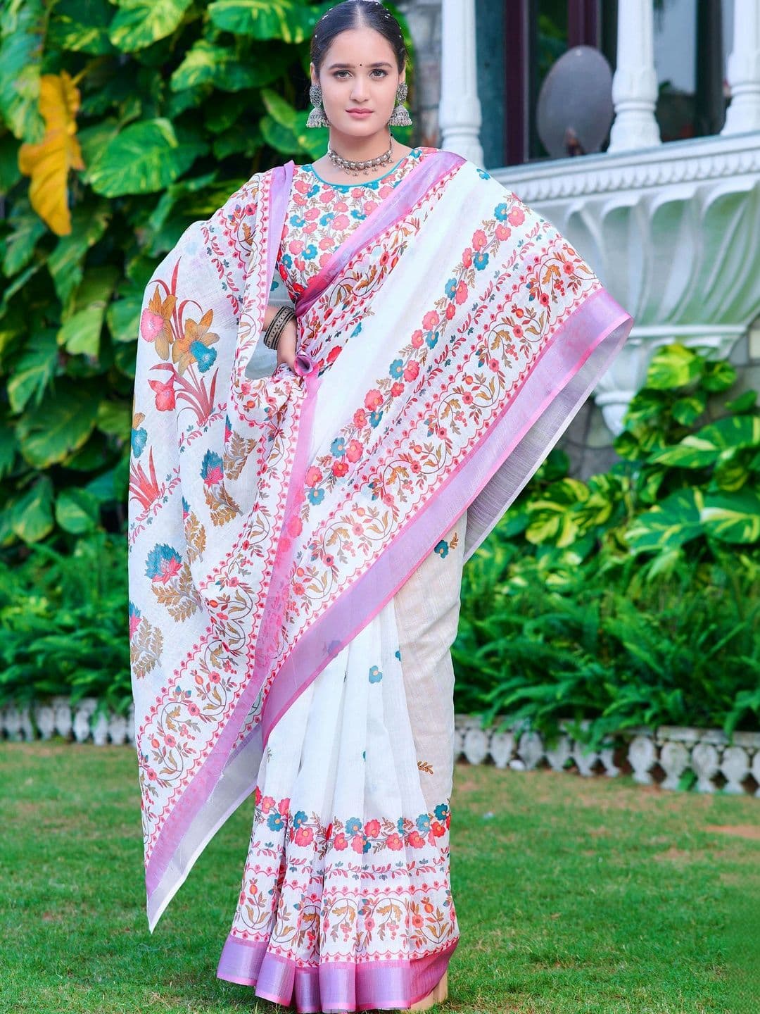 Maroosh Kalamkari Saree thumbnail 2