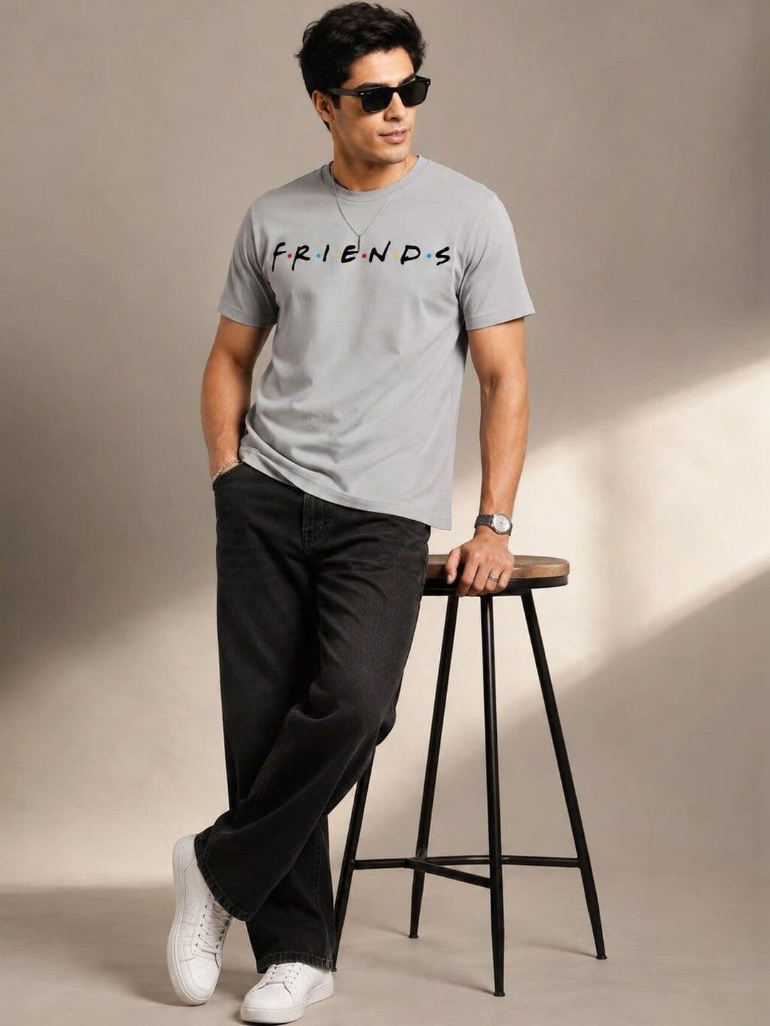 The Arth India Clothing Men Typography Printed T-shirt thumbnail 6