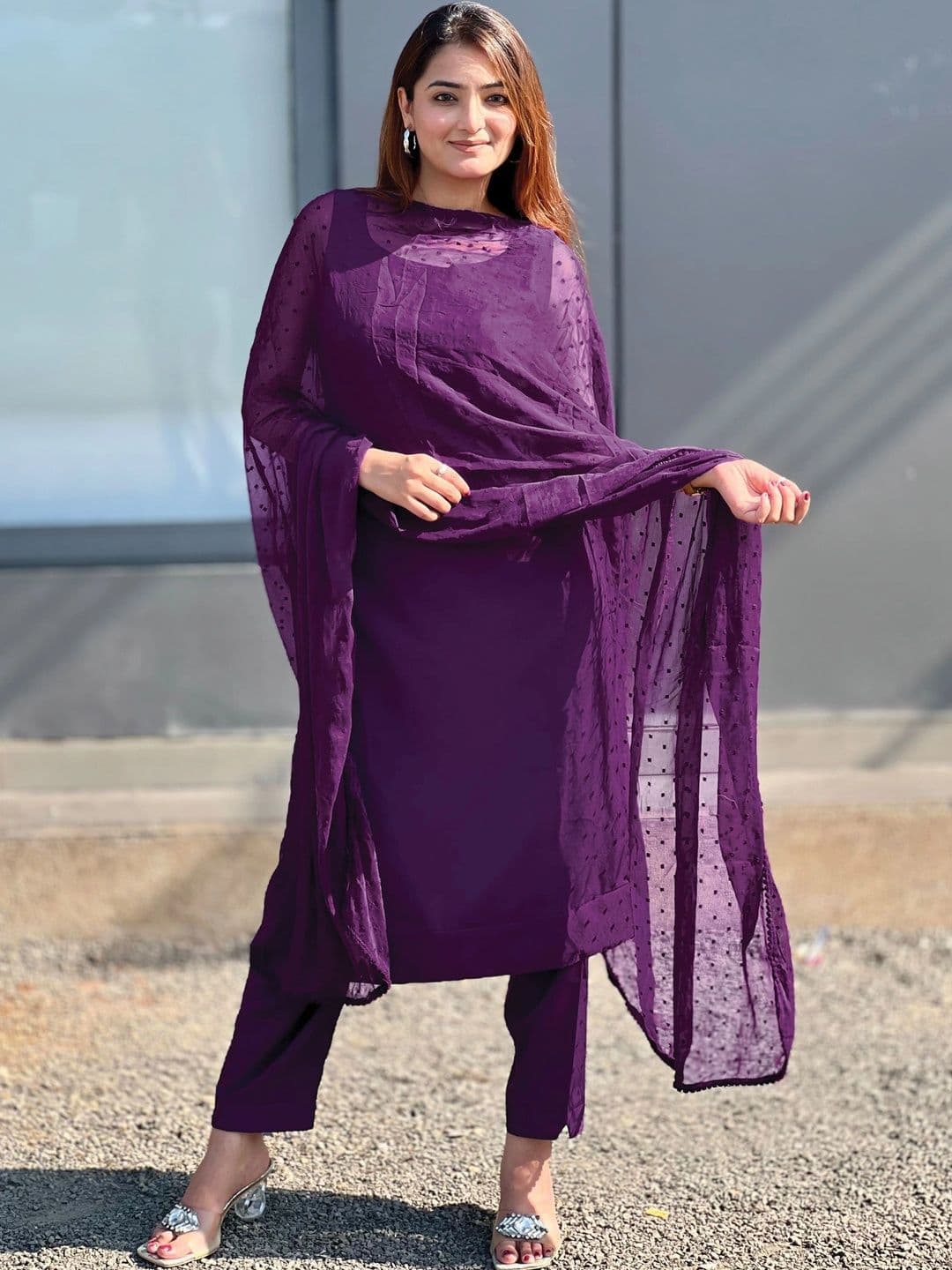 Noor Creation NoorCreation Women Regular Kurta with Trousers & With Dupatta thumbnail 5