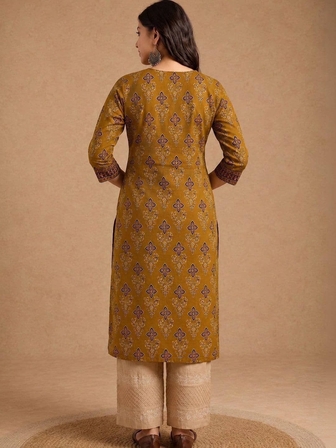 Sangria Women Ethnic Motifs Printed Indie Prints Kurta thumbnail 5