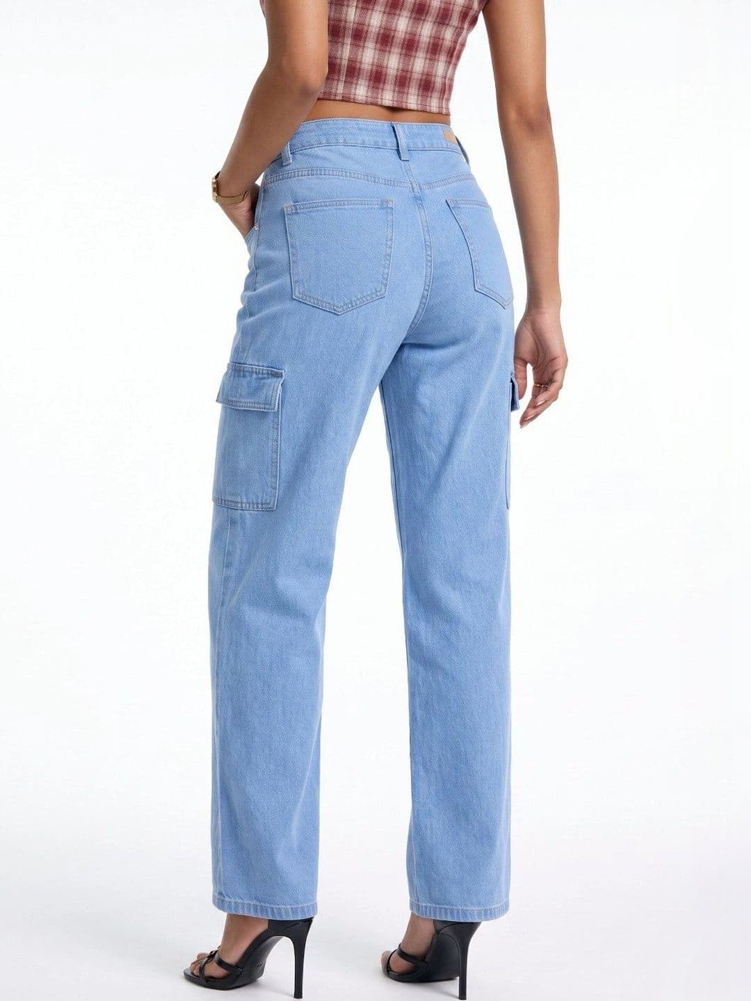 COMFITS Women Classic Relaxed Fit Mid-Rise Stretchable Jeans thumbnail 3