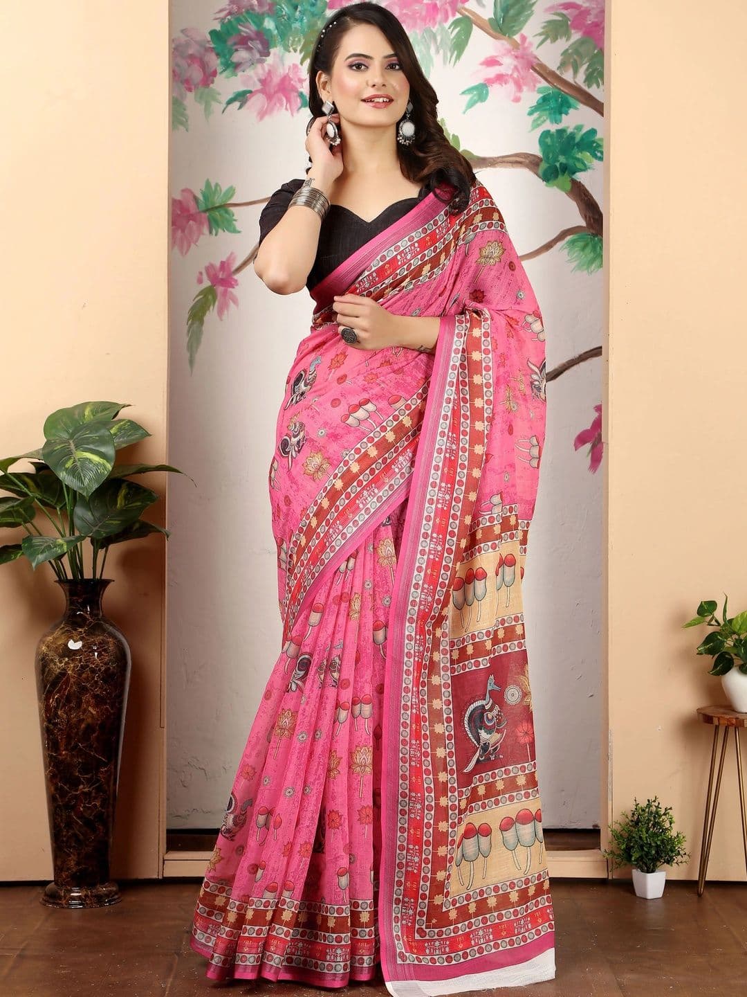 HERE&NOW Floral Saree thumbnail 2
