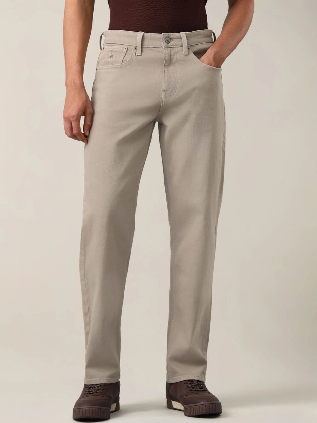 U.S. Polo Assn. Denim Co. Men Relaxed Fit Mid-Rise Jeans thumbnail 3