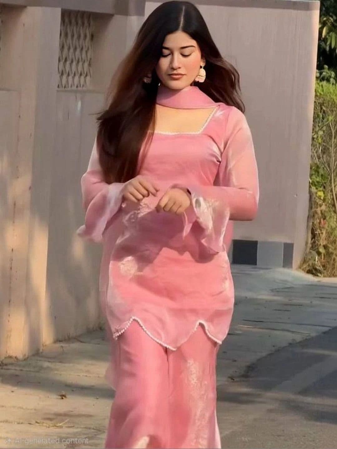 niva fashion Women Regular Kurta with Palazzos & With Dupatta thumbnail 3