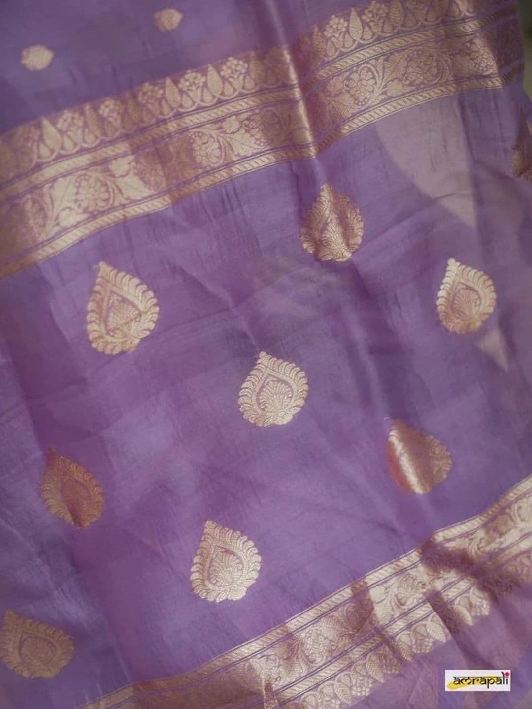 HERE&NOW Woven Design Zari Banarasi Saree thumbnail 5