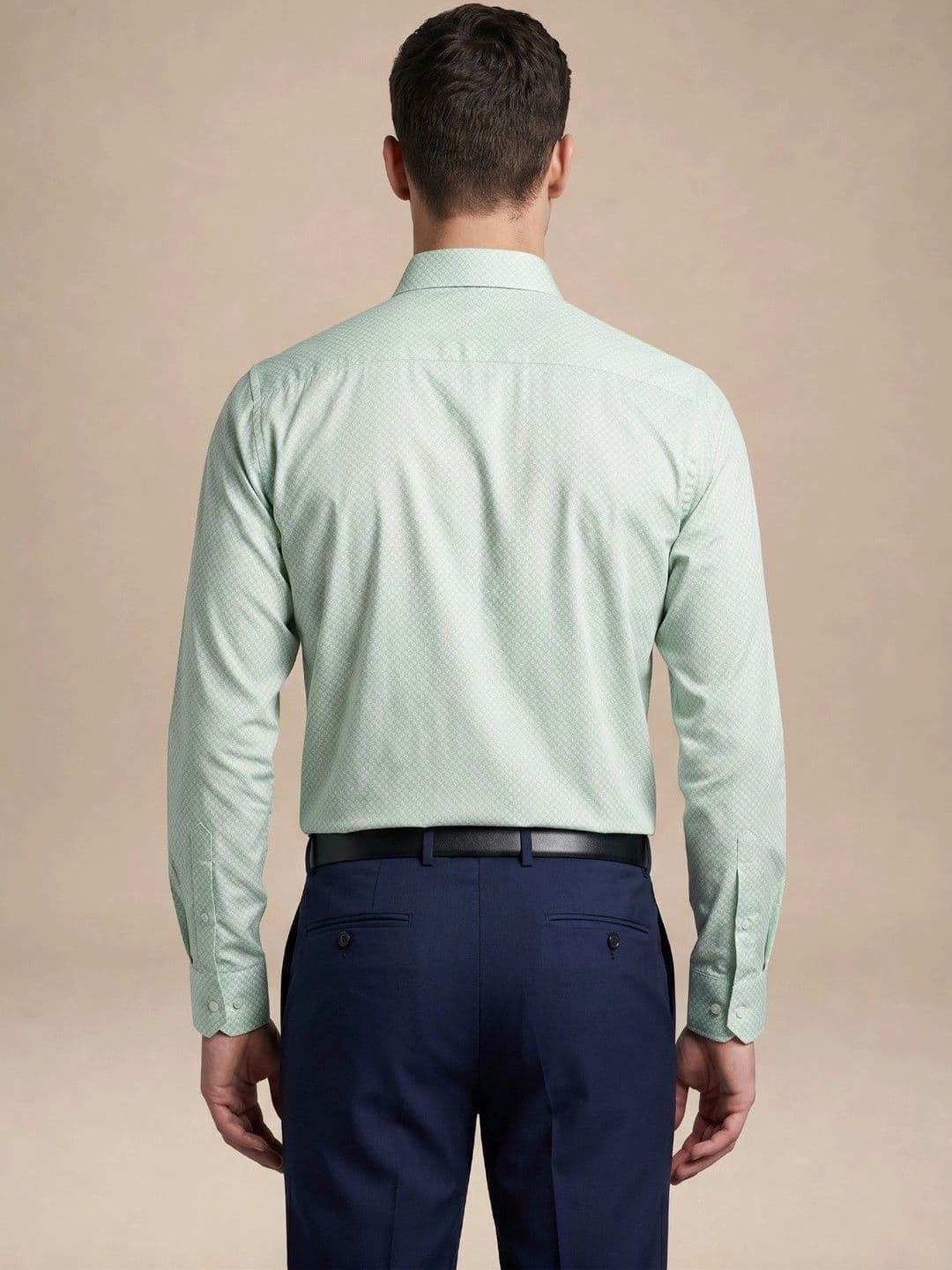Turtle Men Standard Slim Fit Printed Formal Shirt thumbnail 5