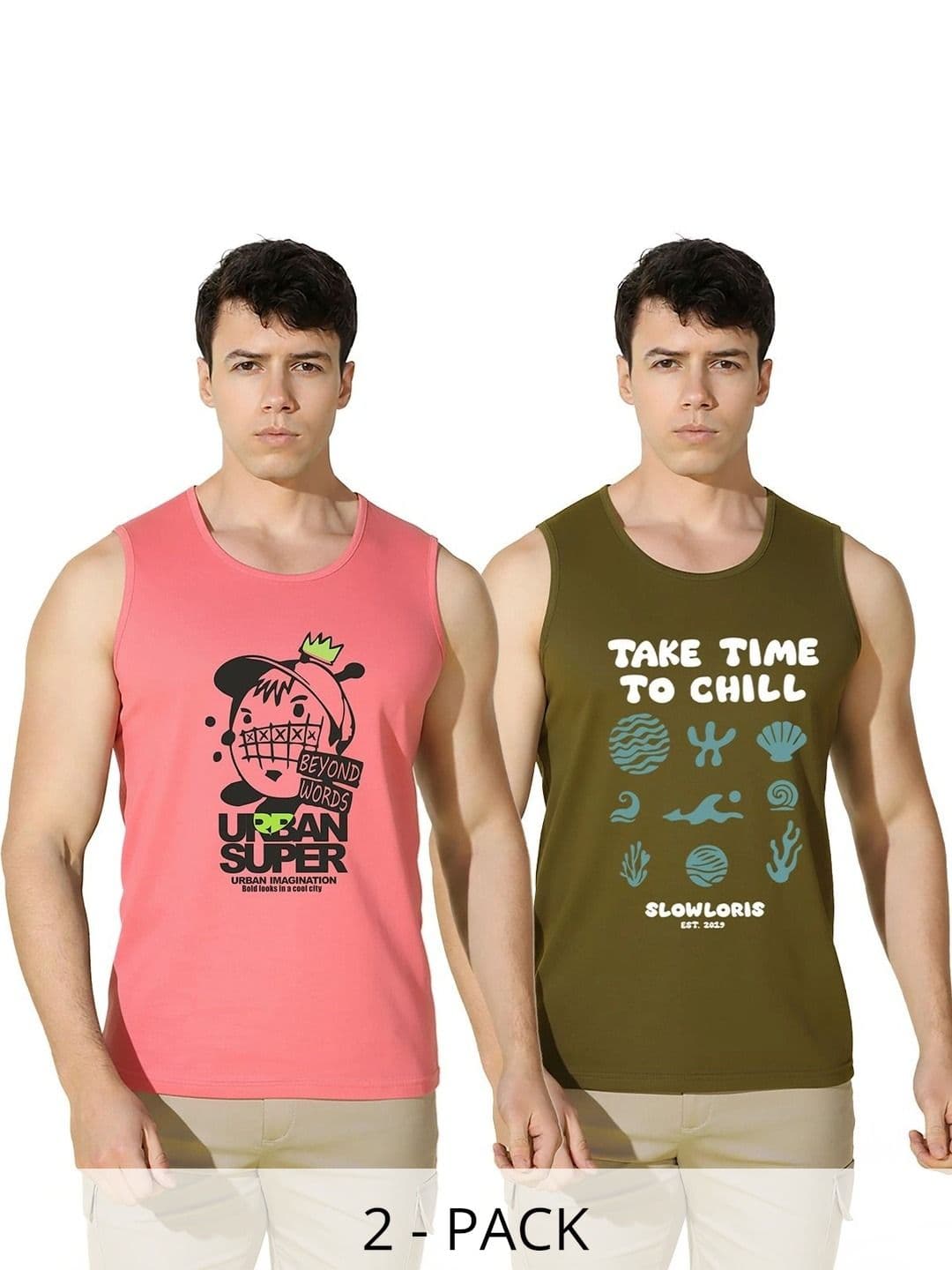 CRYPTIC Men 2 Printed T-shirt - view 1