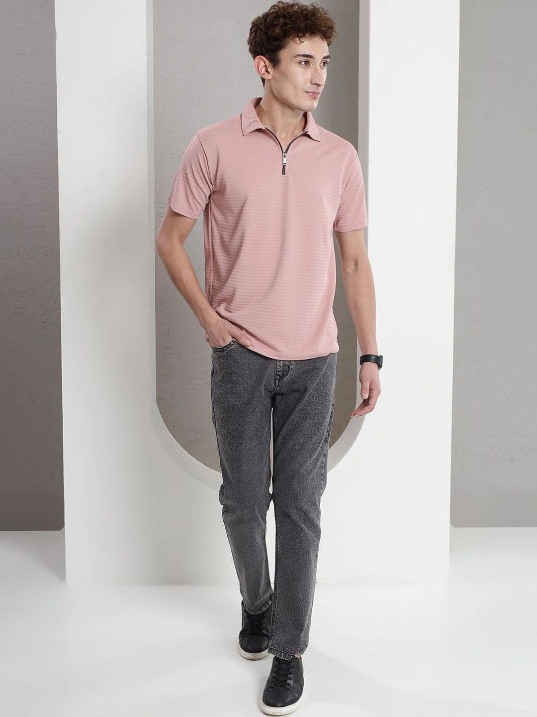Tromko Men Polo Collar Antimicrobial T-shirt thumbnail 4