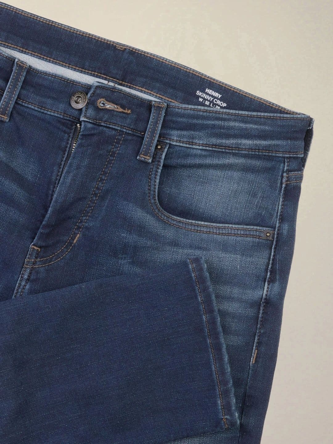 U.S. Polo Assn. Denim Co. Men Tapered Fit Mid-Rise Low Distress Jeans thumbnail 7