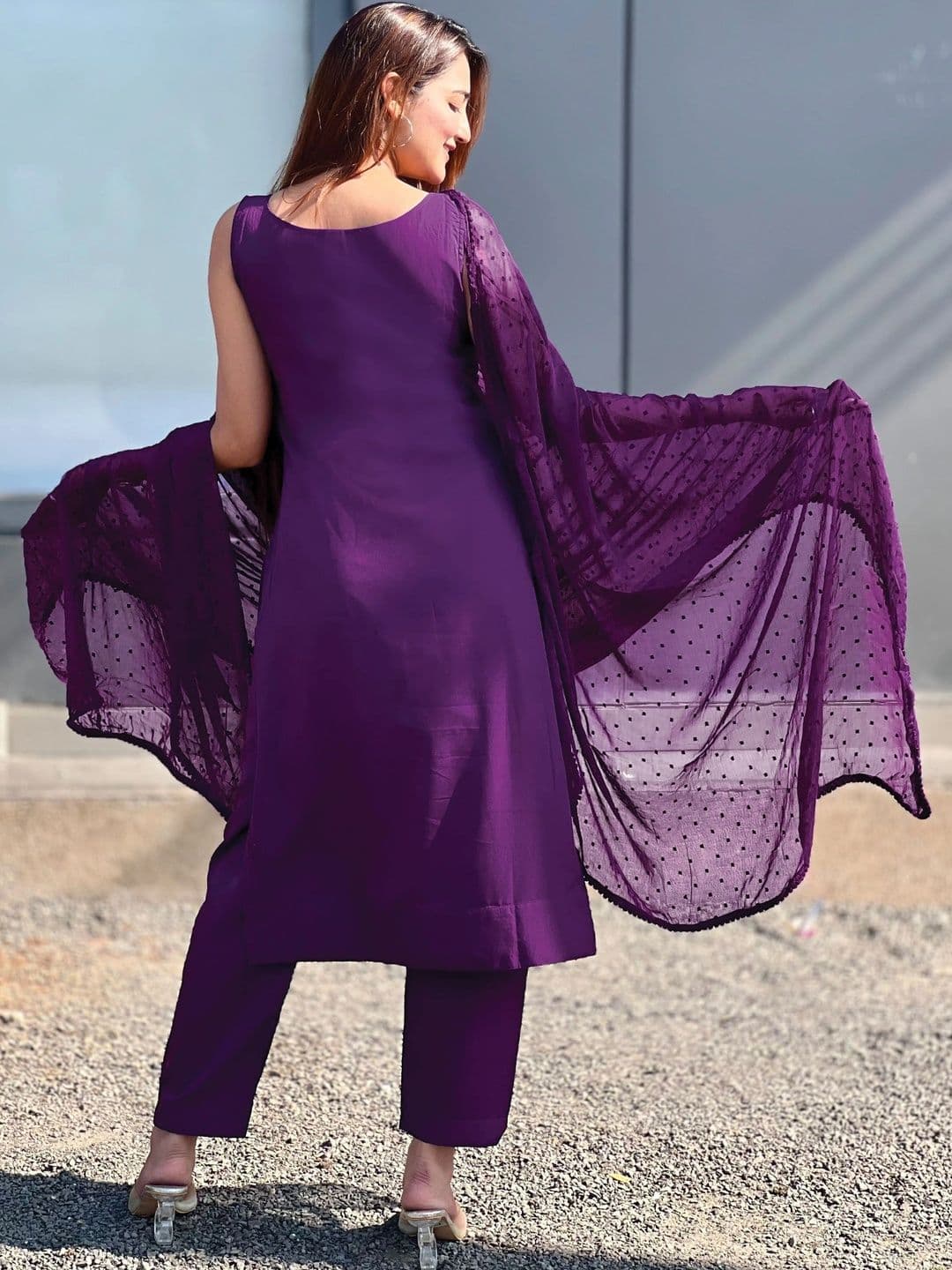 Noor Creation NoorCreation Women Regular Kurta with Trousers & With Dupatta thumbnail 3