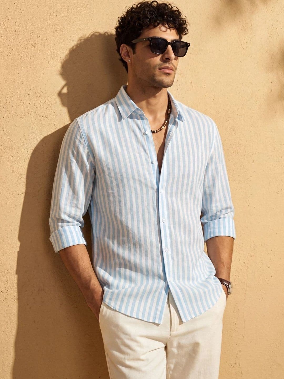 Urban Scissors Men Slim Fit Striped Casual Shirt - view 1