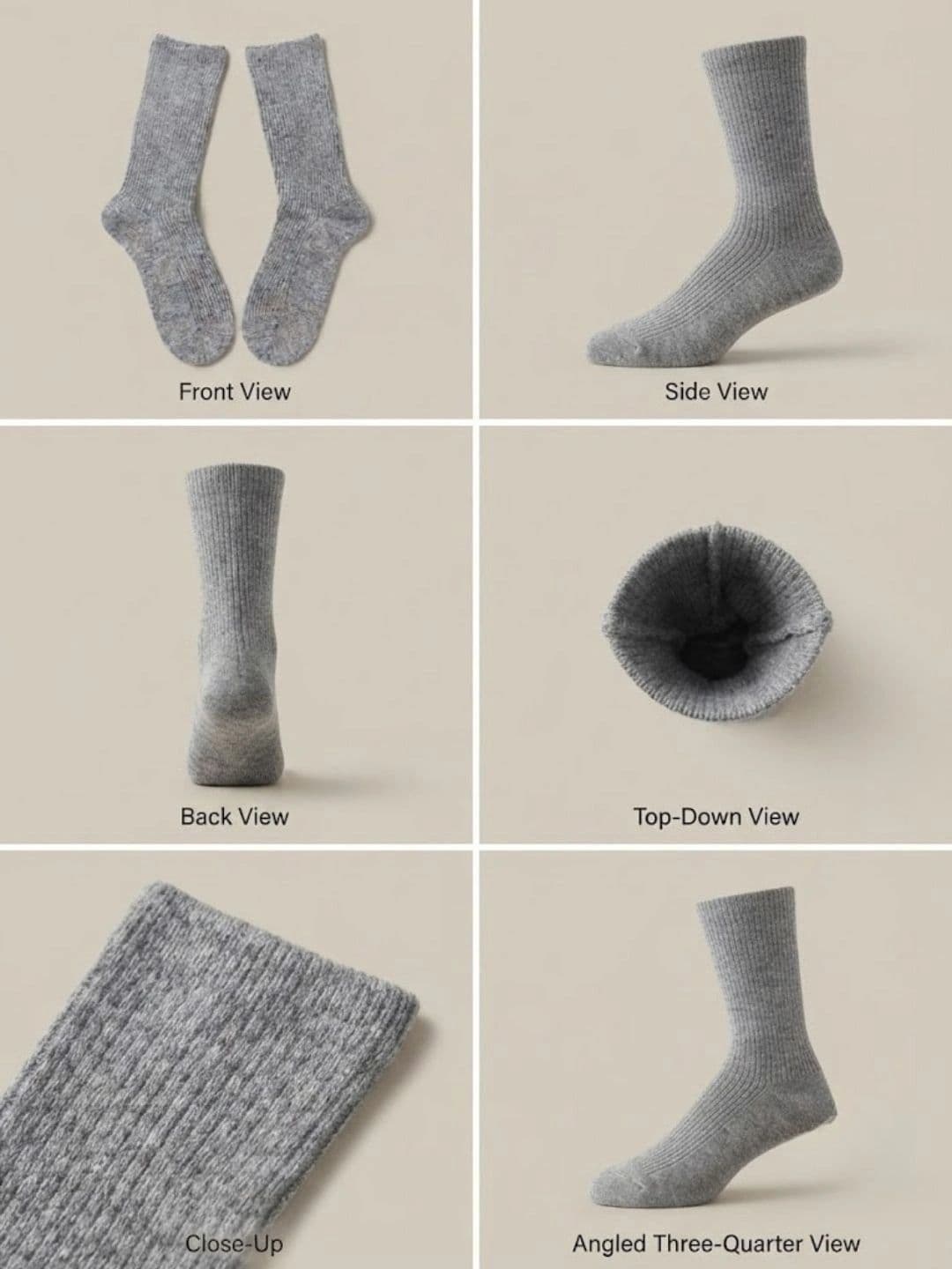 Cdeck Men Woolen Calf Length Socks thumbnail 4