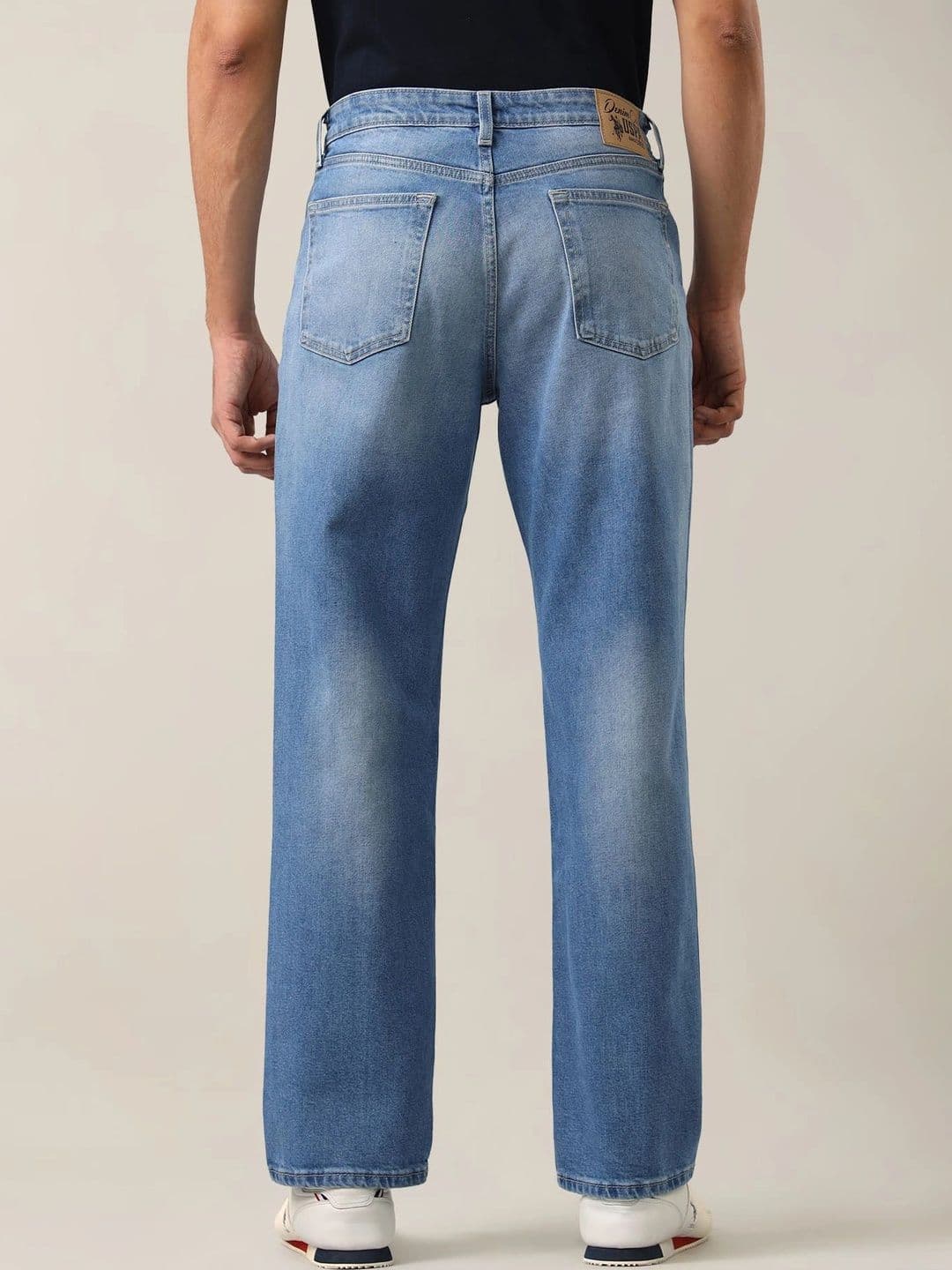 U.S. Polo Assn. Denim Co. Men Relaxed Fit Mid-Rise Jeans thumbnail 4