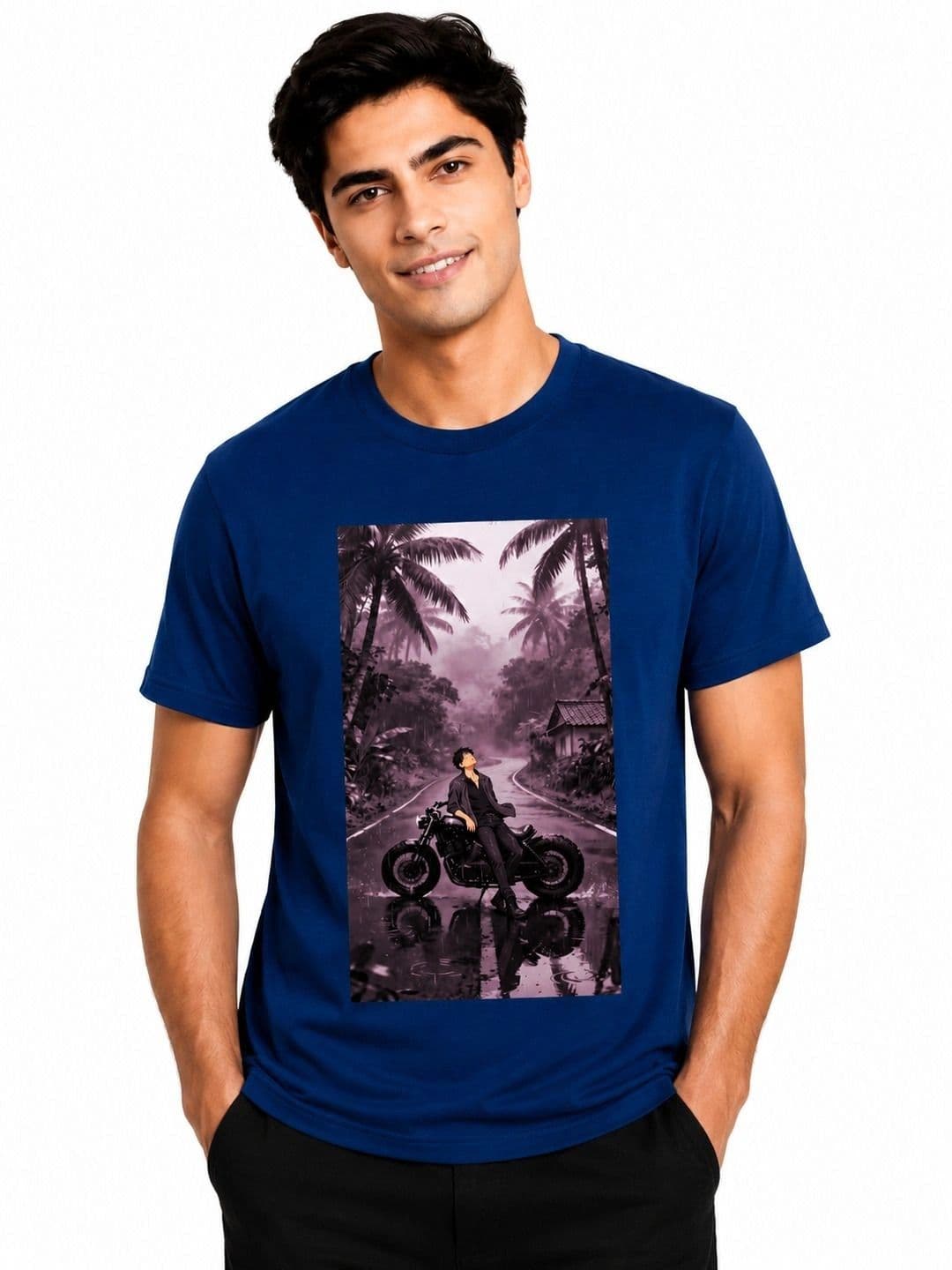The Arth India Clothing Men Printed T-shirt thumbnail 2