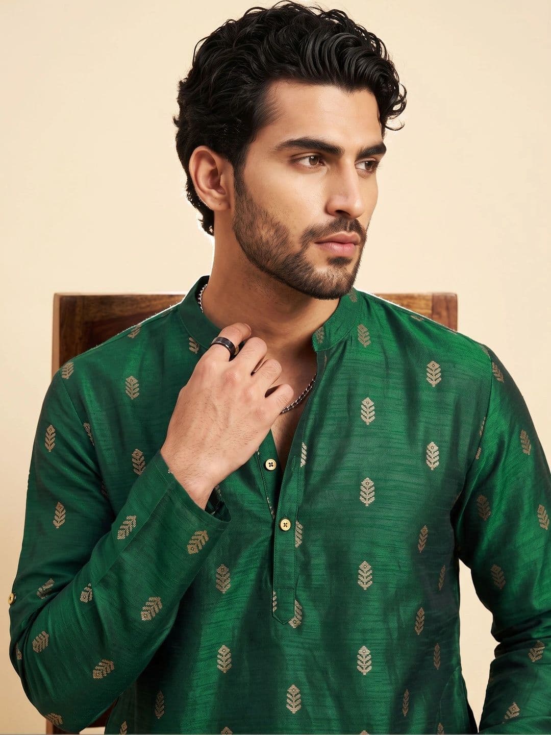 Anouk Men Kurta thumbnail 3