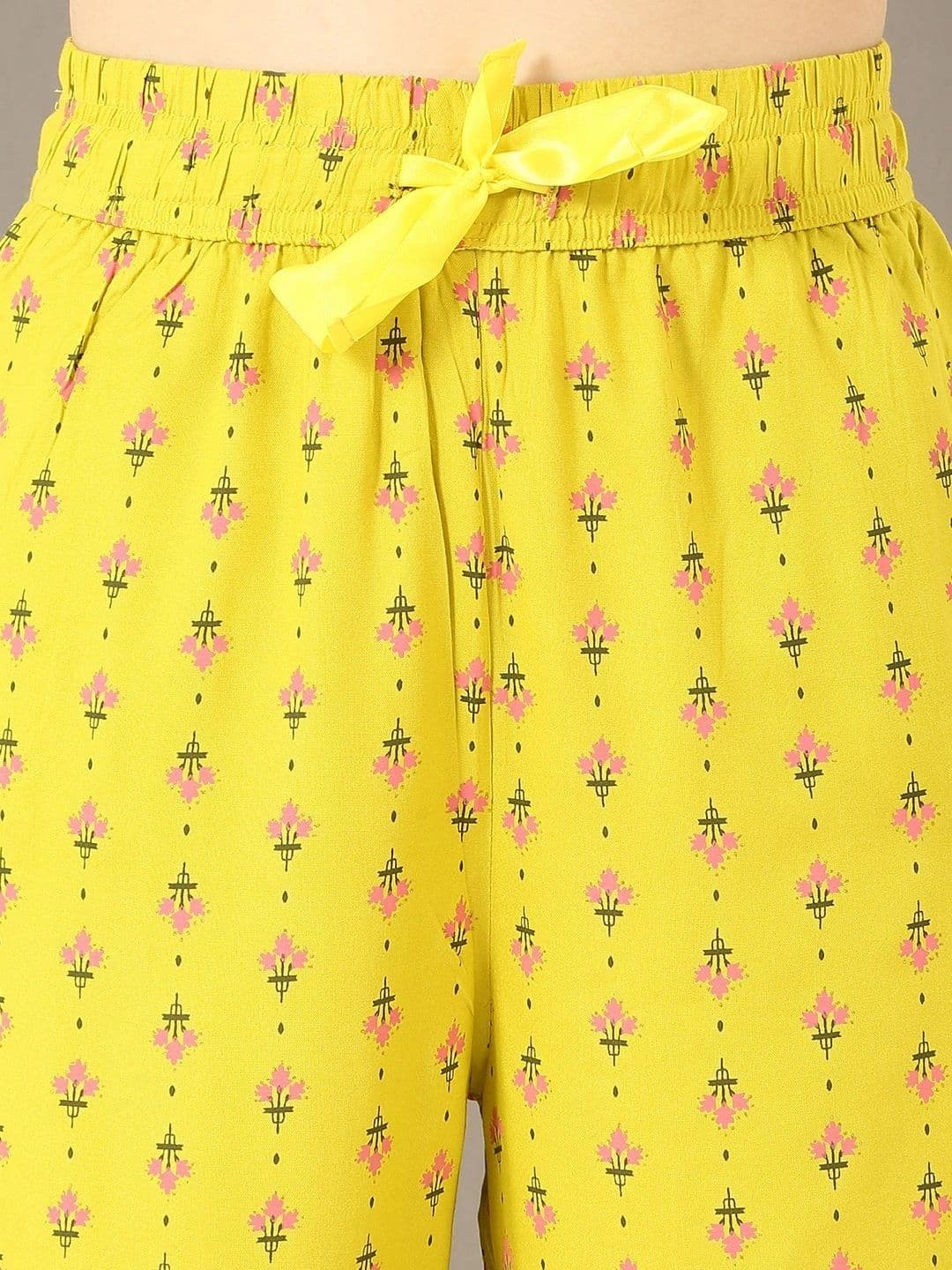 Sweet Dreams Women Ethnic Motifs Printed Knitted Ethnic Palazzos thumbnail 7