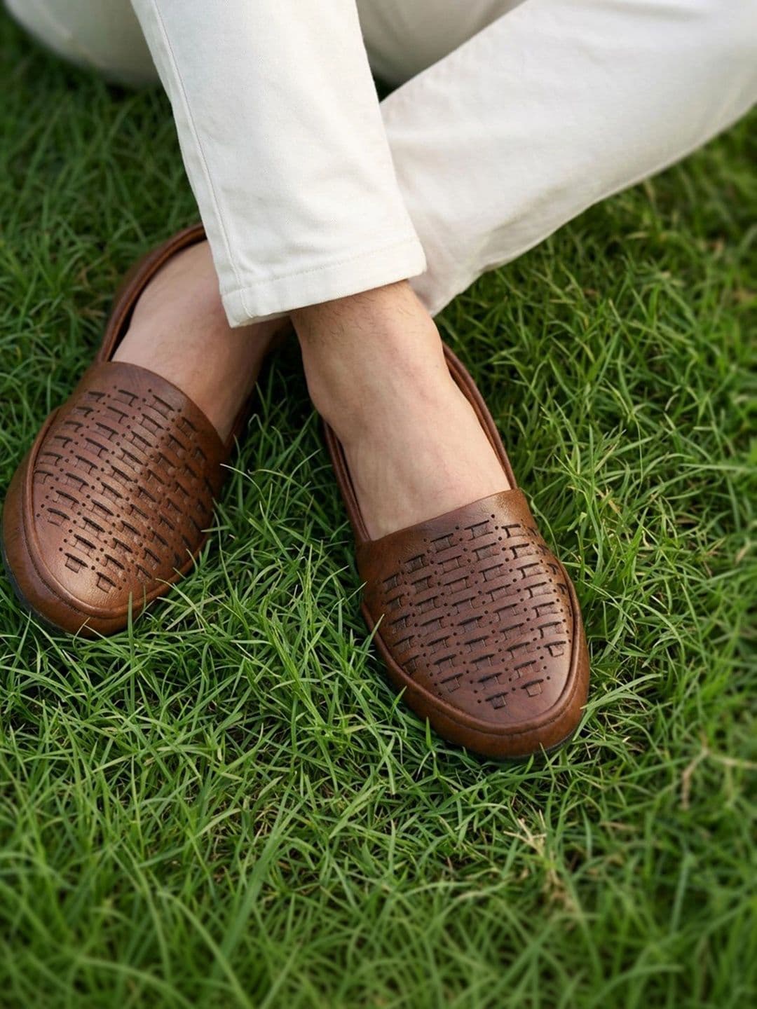 Anouk Men Woven Design Loafers thumbnail 2