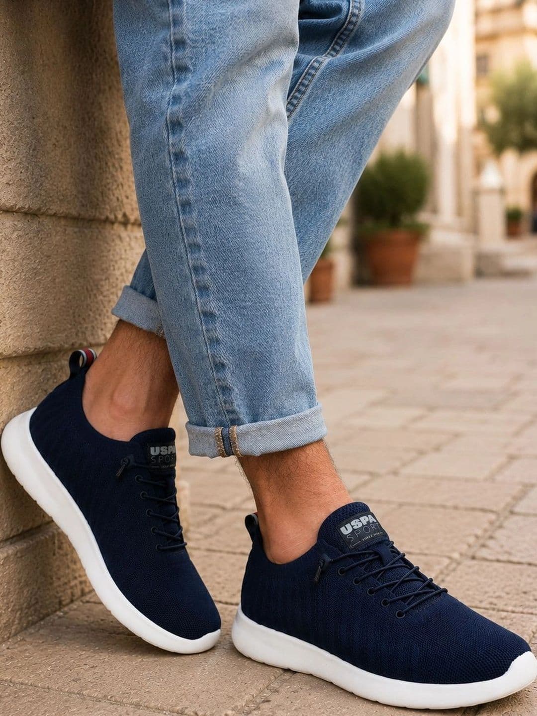 U.S. Polo Assn. Men Mesh Walking Shoes - view 1