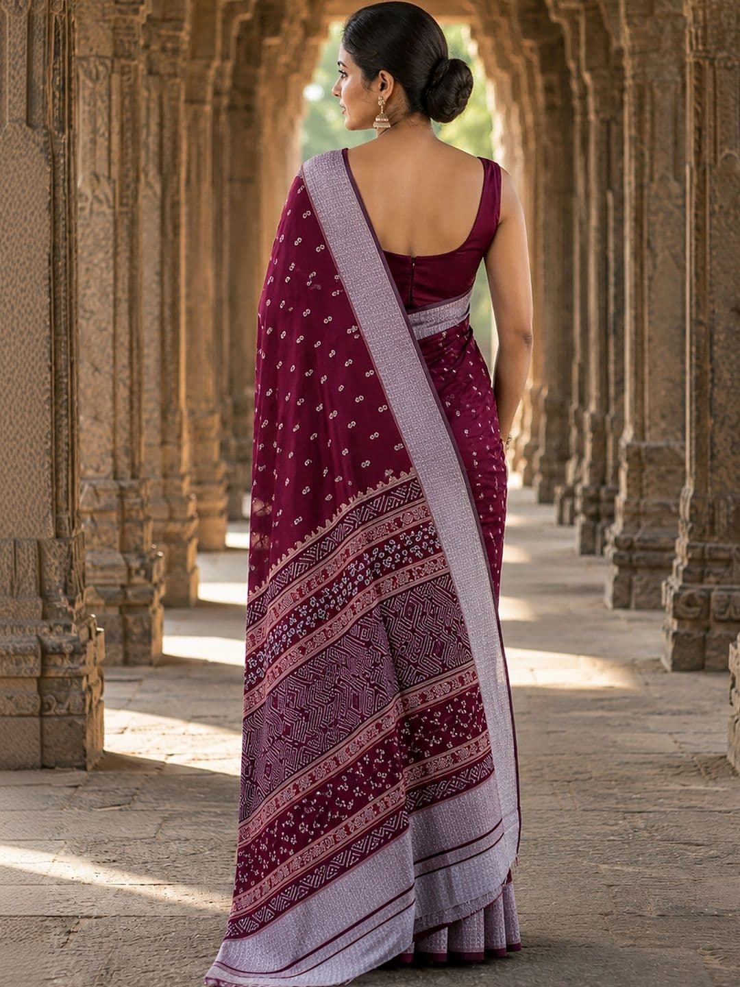 KALINI Woven Design Zari Silk Blend Designer Banarasi Saree thumbnail 4