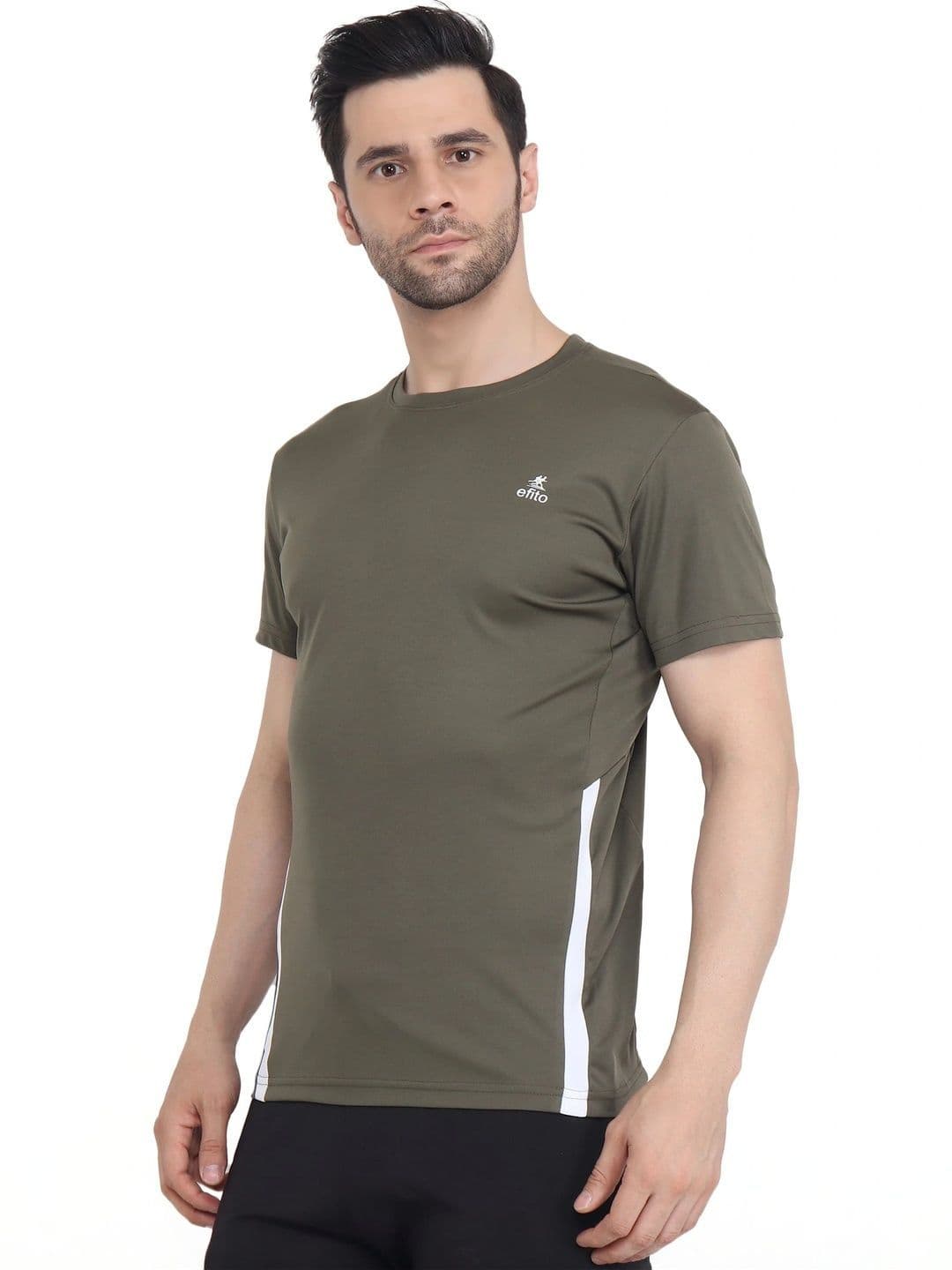 EFITO Men Colourblocked Dri-FIT T-shirt thumbnail 4