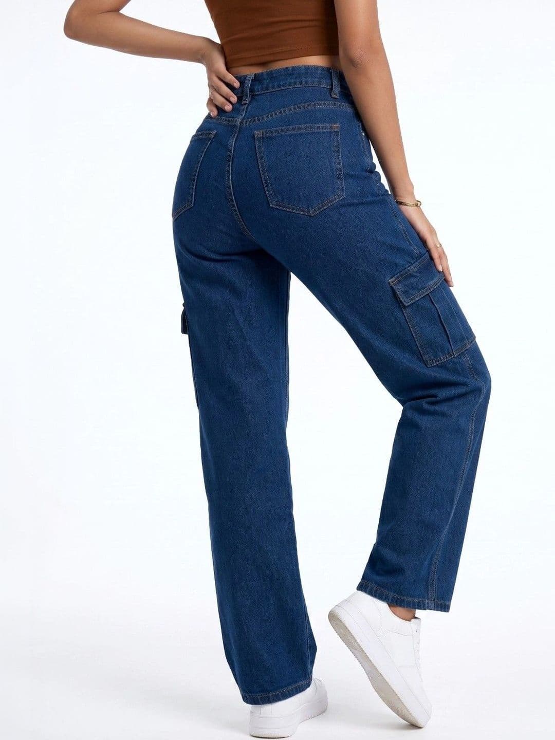 COMFITS Women Classic Relaxed Fit Mid-Rise Stretchable Jeans thumbnail 2