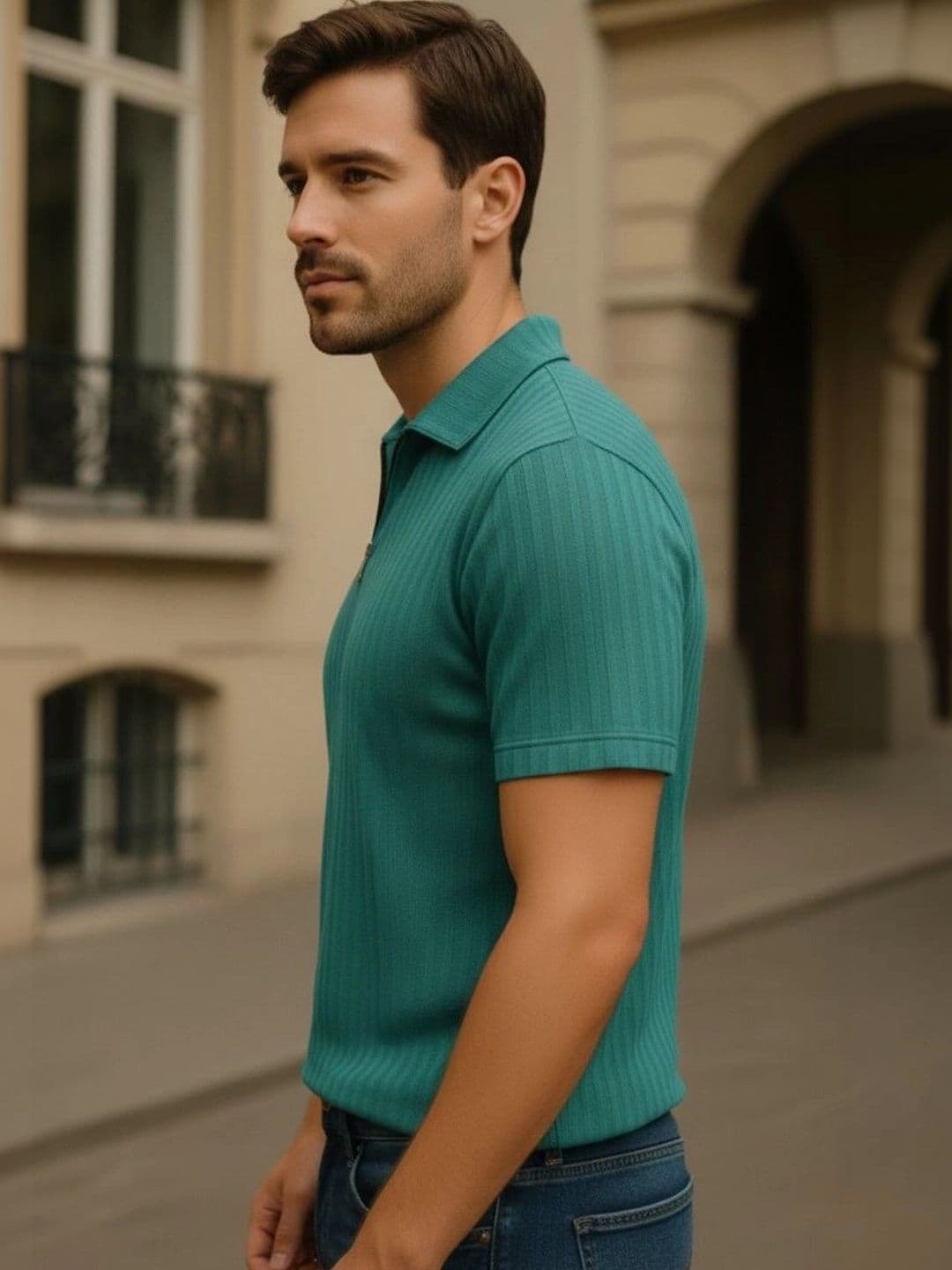 Metronaut Men Polo Collar Antimicrobial T-shirt thumbnail 6
