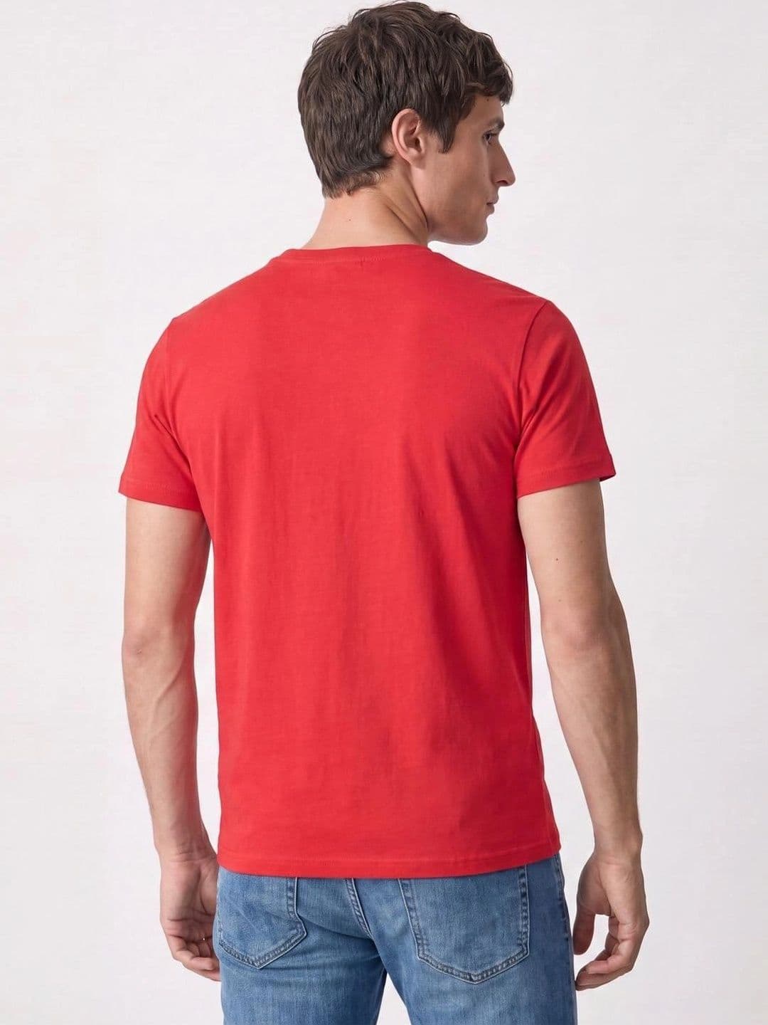 Pepe Jeans Men Brand Logo Printed Pure Cotton Slim Fit T-shirt thumbnail 7