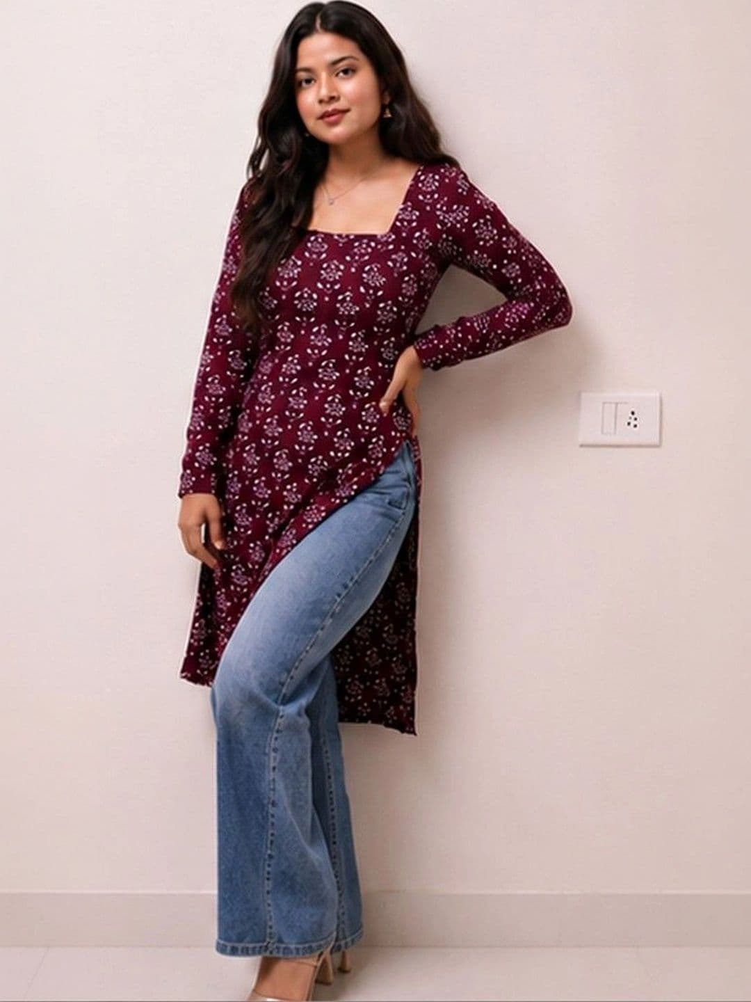 SHRISTHVAN Women Floral Printed Floral Kurta thumbnail 5
