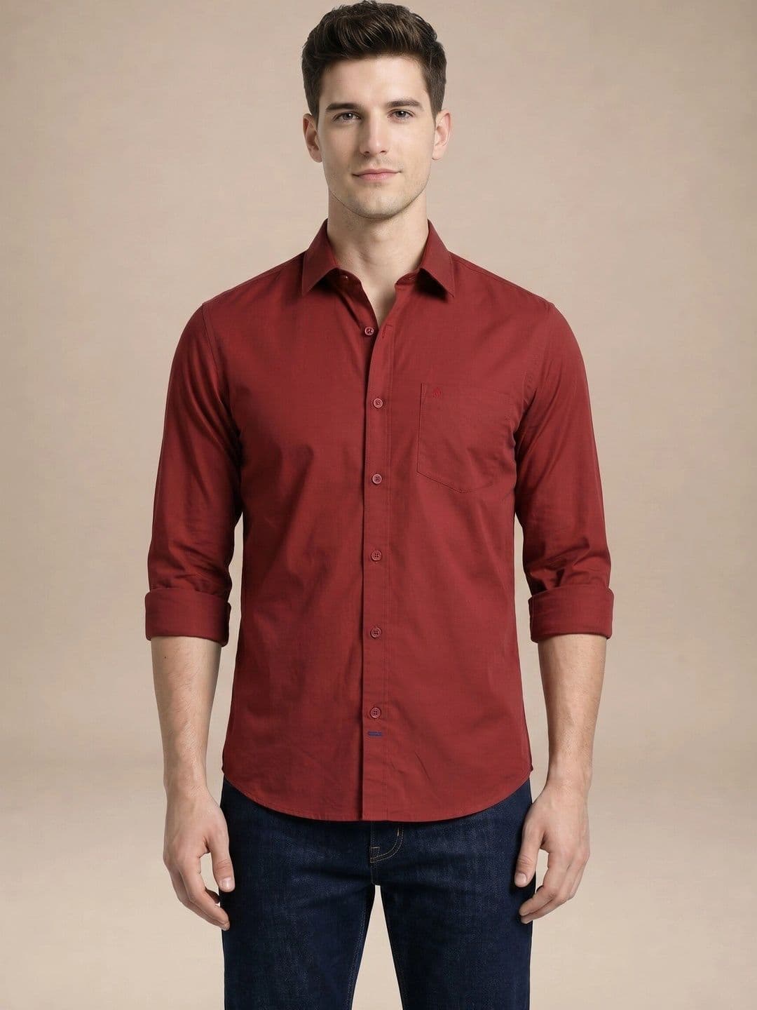Turtle Men Relaxed Slim Fit Casual Shirt thumbnail 2