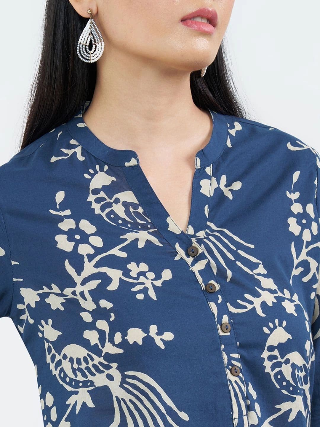 RANGMANCH BY PANTALOONS Women Ethnic Motifs Printed Indie Prints Kurta thumbnail 5