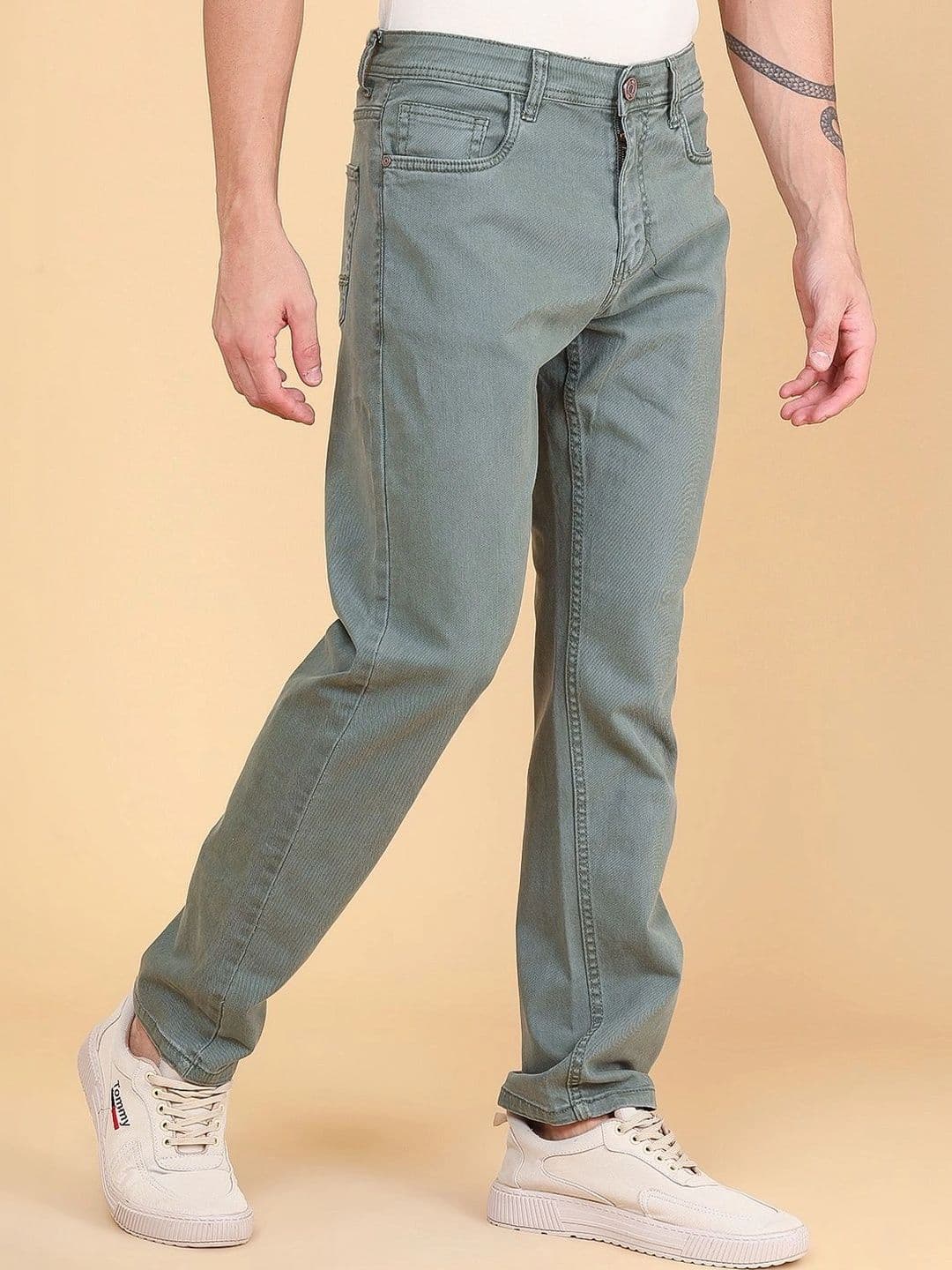 LIMEROAD Men Regular Fit Mid-Rise Jeans thumbnail 3