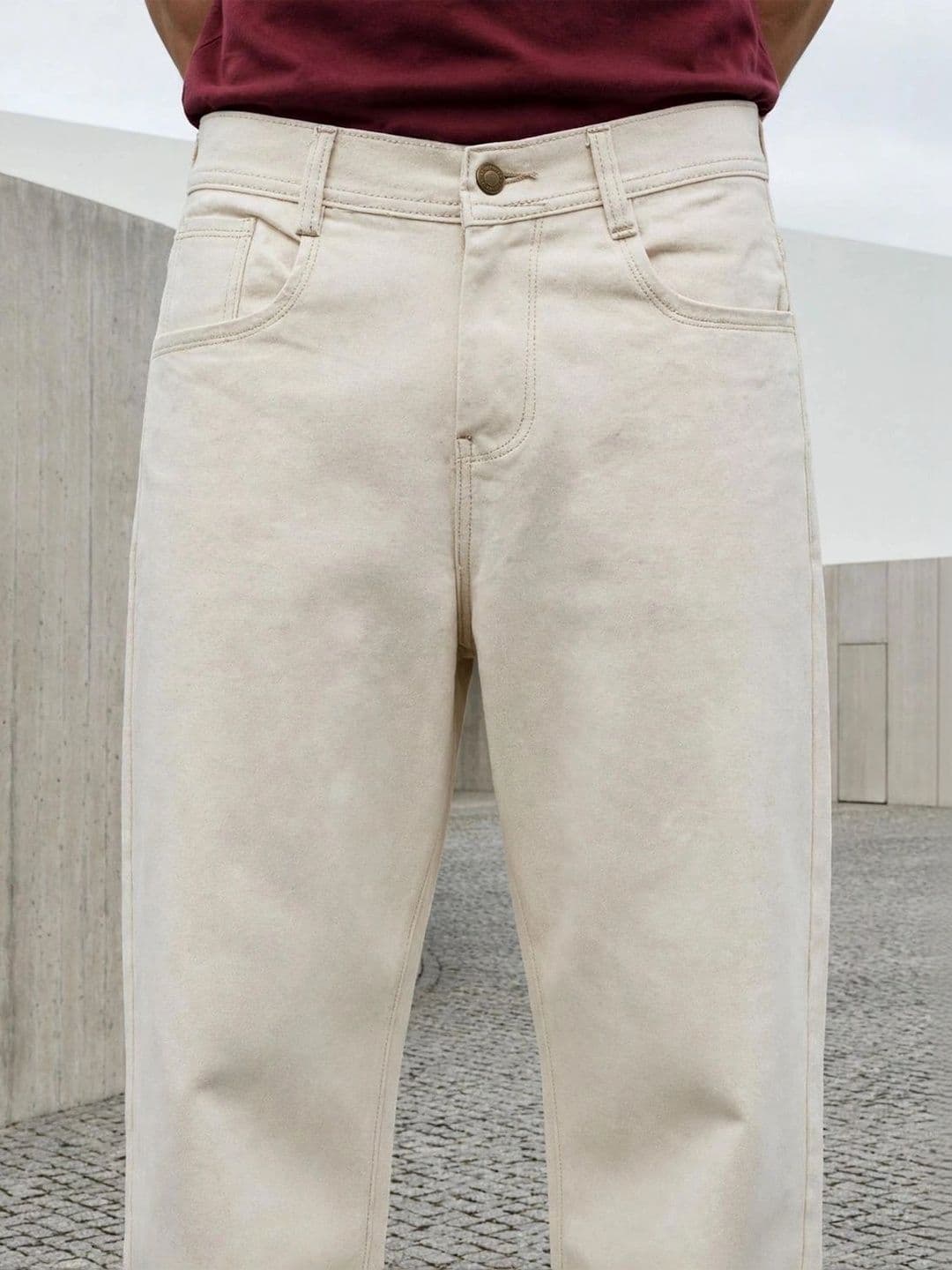 R.Code by The Roadster Life Co. Men Classic Regular Fit Mid-Rise Stretchable Jeans thumbnail 2