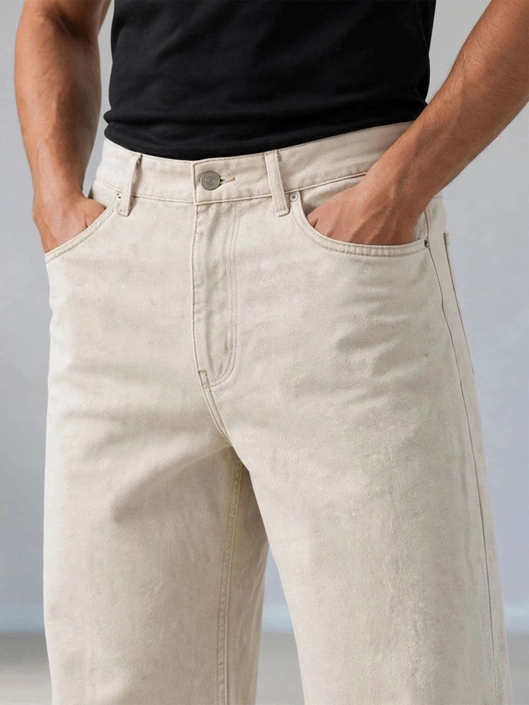 Encrypt Men Classic Regular Fit Mid-Rise Stretchable Jeans thumbnail 3