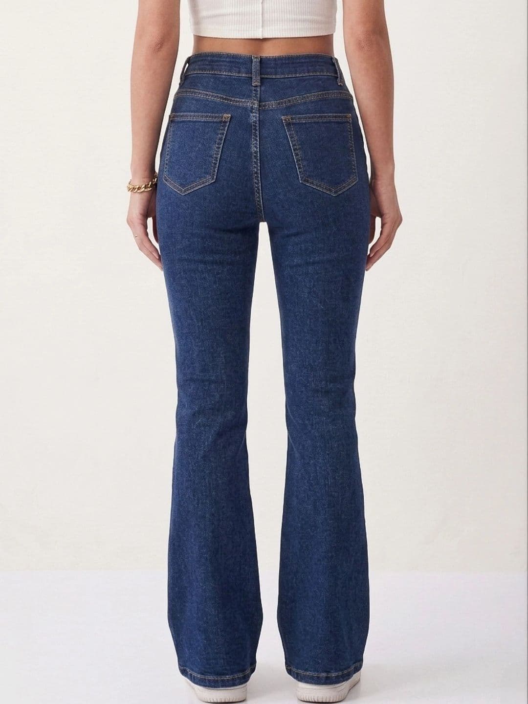 ZENTLY Women Jean Bootcut High-Rise Stretchable Jeans thumbnail 5