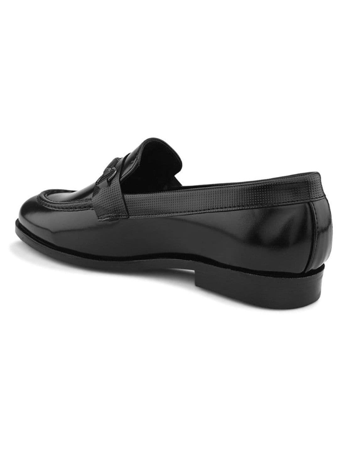House of Pataudi Men Textured Loafers thumbnail 7