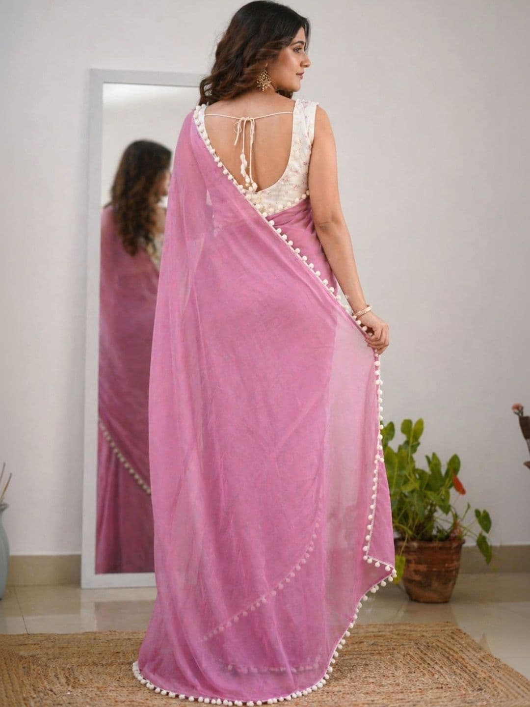 SHIV GAN 14 ENTERPRISE Bandhani Saree thumbnail 2