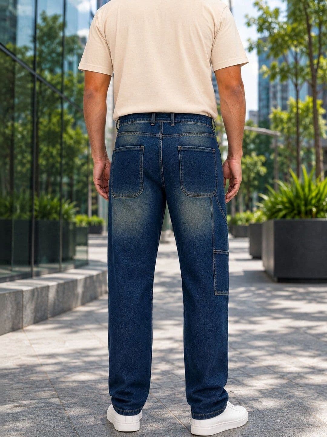 R.Code by The Roadster Life Co. Men Relaxed Fit Mid-Rise Jeans thumbnail 5