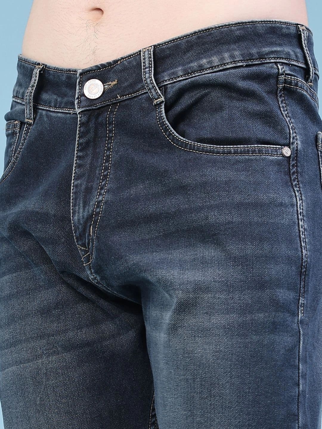 V-Mart Men Regular Fit Mid-Rise Jeans thumbnail 2