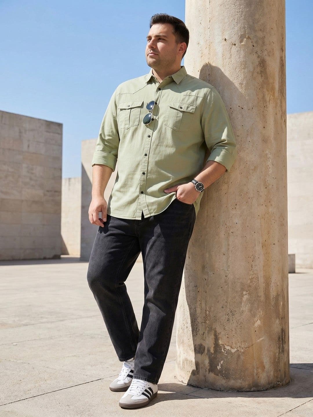 Sztori Spread Collar Pure Cotton Casual Shirt thumbnail 5